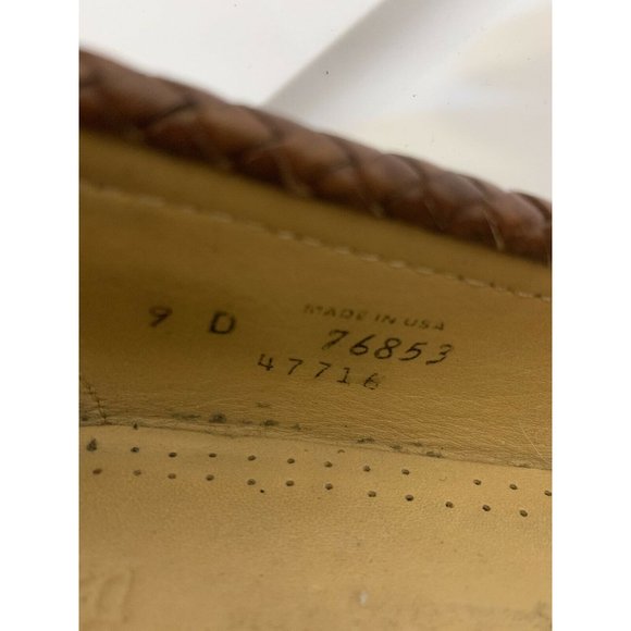 Allen Edmonds Men’s Sz 9D Maxfield Brown Leather Tassel Loafers Shoes‎ - Picture 9 of 9